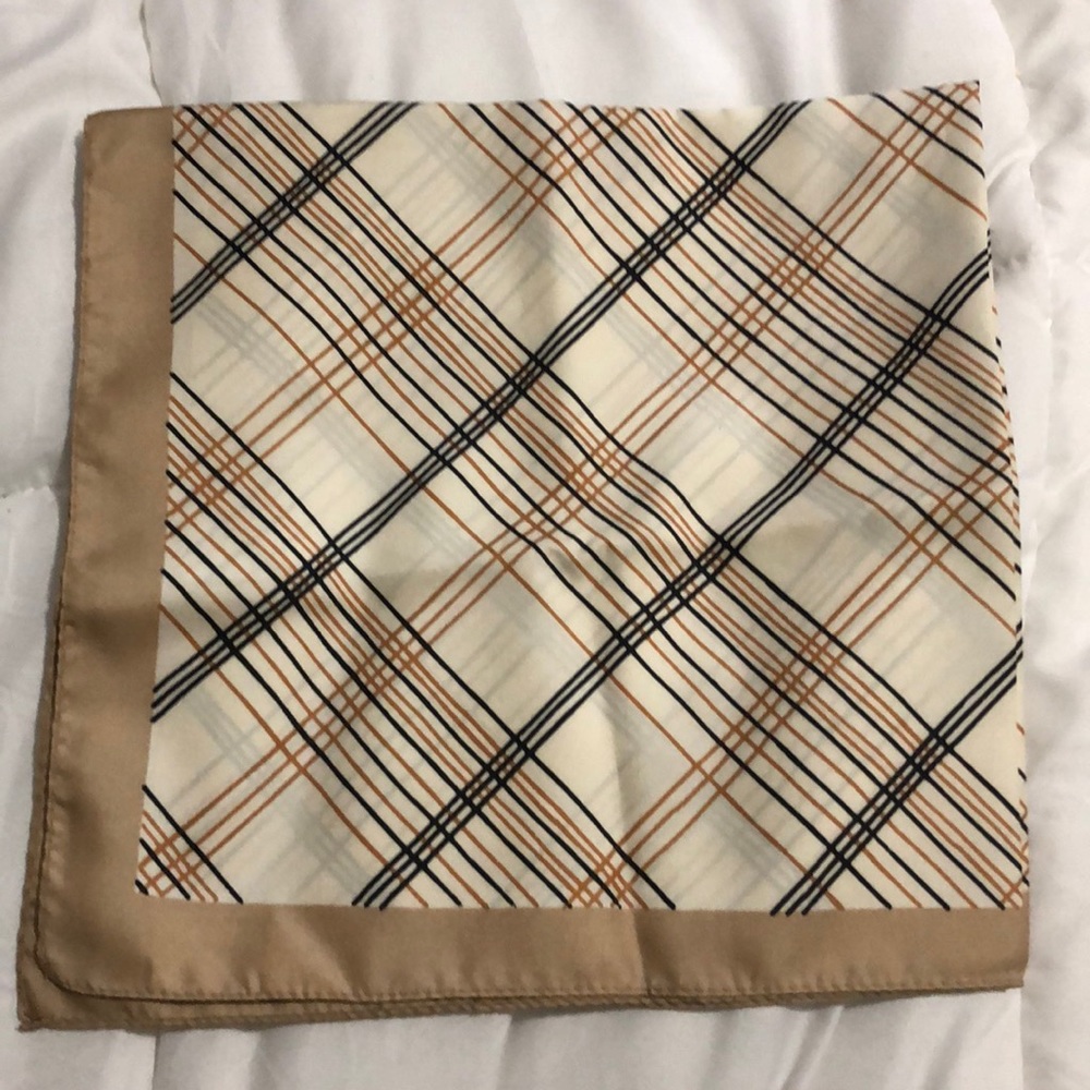 Vintage Italian Plaid Scarf